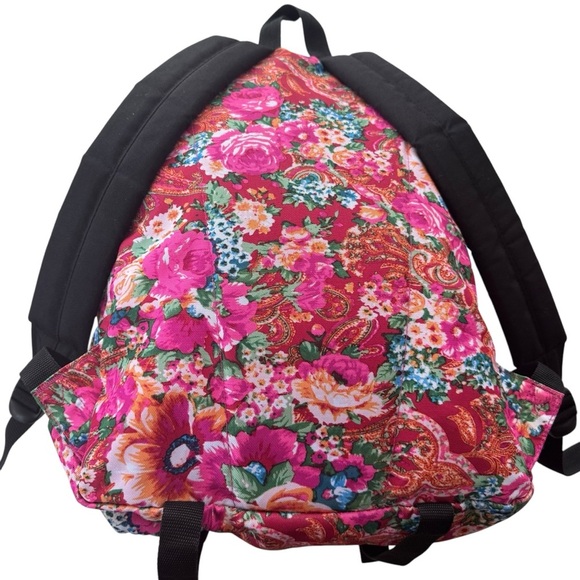 Vans Floral Backpack with Front Pocket Organizer Pink - Picture 5 of 12